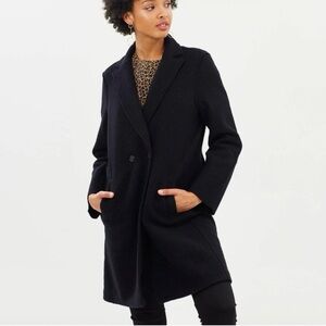 J. Crew Daphne topcoat in Italian boiled wool.